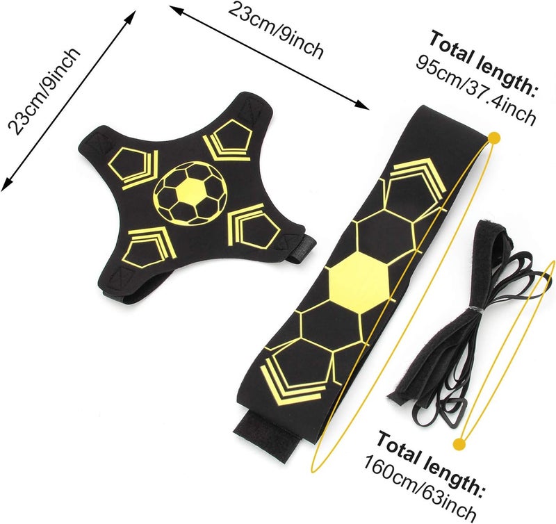 Coolrunner Solo Soccer Kick Trainer, Kick Hands Free Solo Soccer Trainer for Adult Kids, Football/Volleyball/Rugby Trainer Perfect for Football Skill Improvement, Fits Ball Size 3, 4, and 5 ﻿ - Image 3